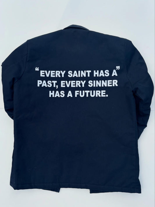 UPCYCLED WORKWEAR JACKET / L AND XL